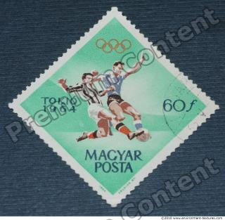 Photo Texture of Postage Stamp