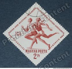 Photo Texture of Postage Stamp