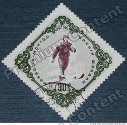 Photo Texture of Postage Stamp