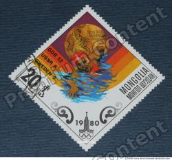 Photo Texture of Postage Stamp