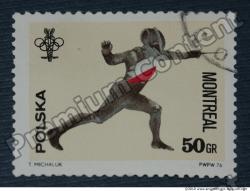 Photo Texture of Postage Stamp