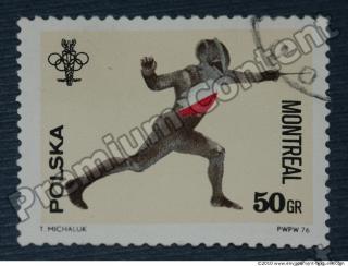 Photo Texture of Postage Stamp