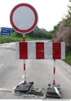 Photo Texture of Prohibition Traffic Sign