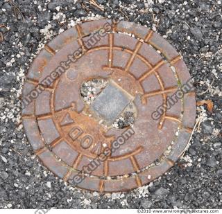 Ground Sewer Grate 0007