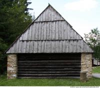 Photo Texture of Building House Wooden