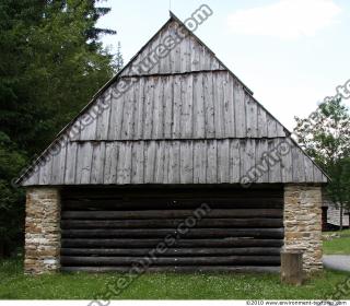 Photo Texture of Building House Wooden