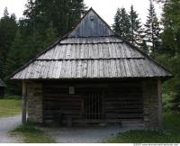 Photo Texture of Building House Wooden