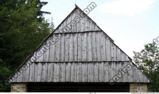 photo texture of roof wooden