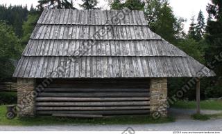 Photo Texture of Building House Wooden