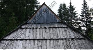 photo texture of roof wooden