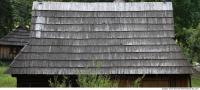 photo texture of roof wooden