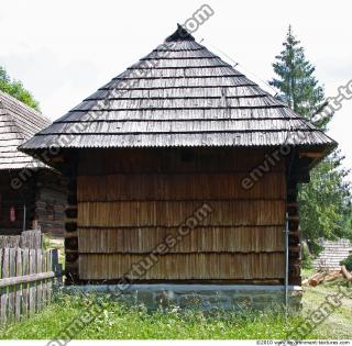 Photo Texture of Building House Wooden