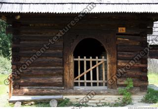 Photo Texture of Building House Wooden