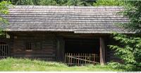 Photo Texture of Building House Wooden