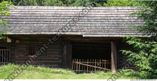 Photo Texture of Building House Wooden