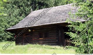 Photo Texture of Building House Wooden