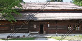 Photo Texture of Building House Wooden