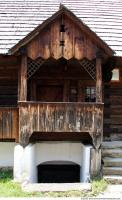 Photo Texture of Building House Wooden