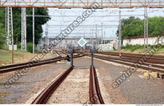 Photo Texture of Background Railways