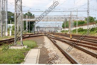 Photo Texture of Background Railways