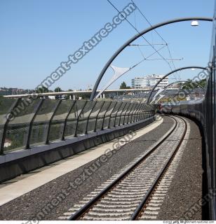 Photo Texture of Background Railways