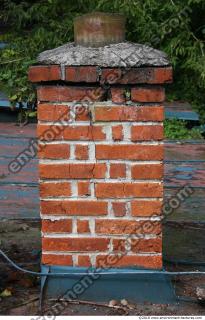 Photo Texture of Brick Chimney