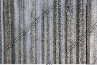 Photo Texture of Metal Corrugated Plates Galvanized