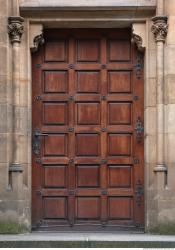 Single Old Wooden Doors