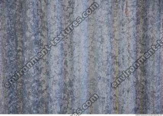 Photo Texture of Metal Corrugated Plates Galvanized