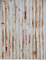 Photo Texture of Metal Corrugated Plates Rusted