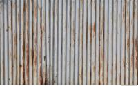 Photo Texture of Metal Corrugated Plates Rusted