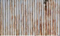 Photo Texture of Metal Corrugated Plates Rusted