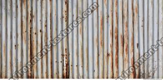 Photo Texture of Metal Corrugated Plates Rusted