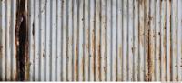 Photo Texture of Metal Corrugated Plates Rusted