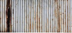 Rusted Corrugated Plates Metal