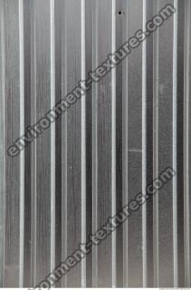 Photo Texture of Metal Corrugated Plates Bare