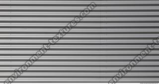 Photo Texture of Metal Corrugated Plates New