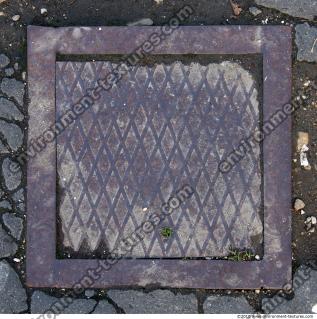 Ground Sewer Grate 0007