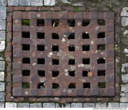 Ground Sewer Grate