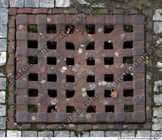 Ground Sewer Grate 0005