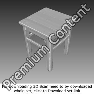 3D Scan of Chair Wooden