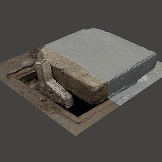 RAW 3D Scan of Manhole Cover #19