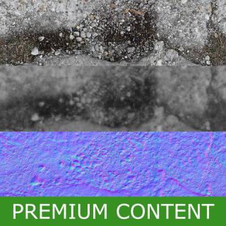 Seamless Textures of Concrete + Normal & Bump Mapping 