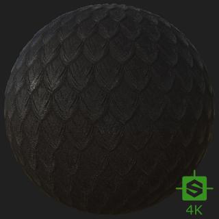 PBR Texture of Dragon Skin