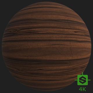 PBR Texture of Fine Wood #2