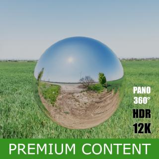 HDR Panorama 360° of Background Field