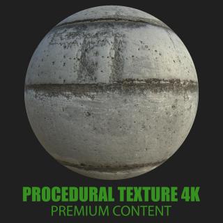 PBR Texture of Concrete Panel #4