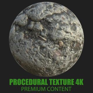 PBR texture concrete damaged