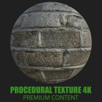 PBR texture wall bricks old